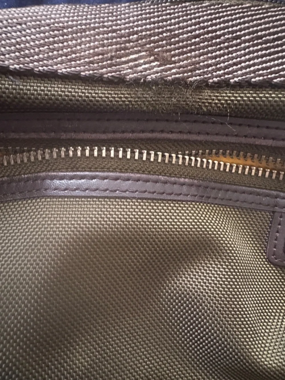 Tumi Olive Green Travel dopp kit